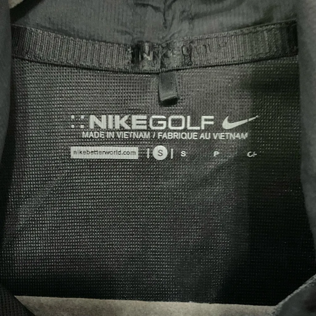 Nike Golf Flight Convertible Jacket Sz S Black Vest Active Athletic Travel - Image 6