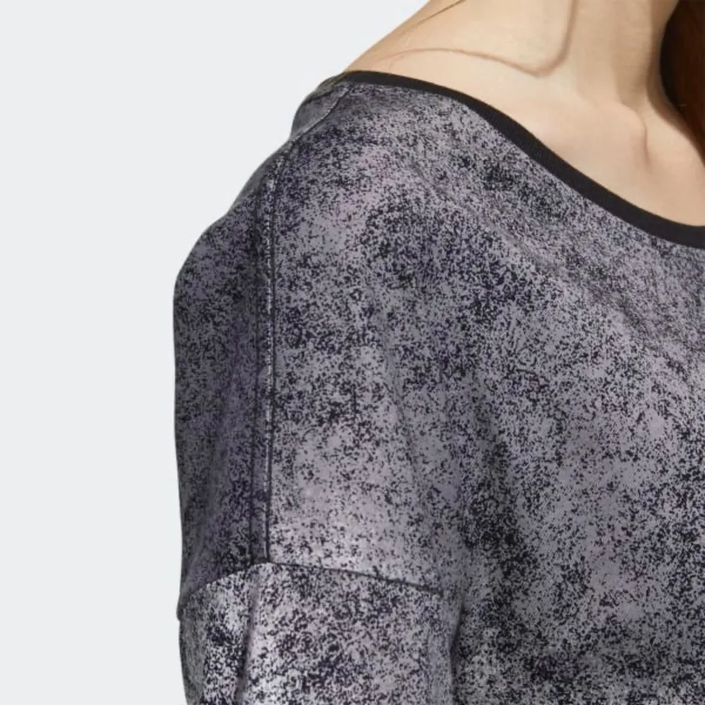 adidas Moment Relaxed Fit Cropped Top T-Shirt NEW - Image 8