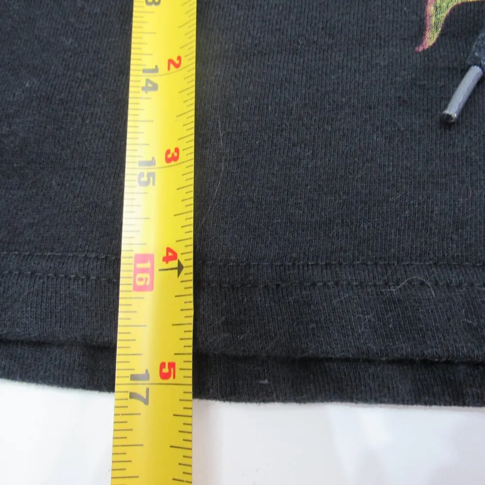 Sublime Hooded Cropped Sweatshirt Sun Logo Black Womens M Punk Skater Emo Y2K Size undefined - Image 3