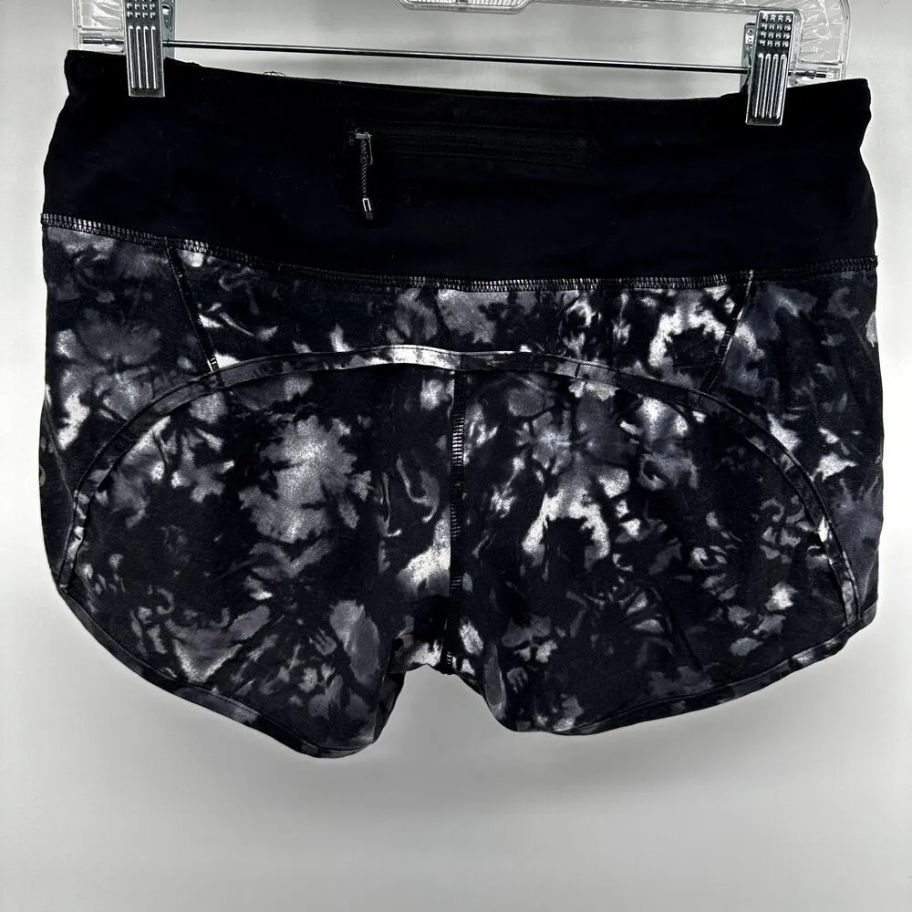 Lululemon Run Times Short Dusk Dye White Black Luxtreme Lycra Sweat Wicking 4 - Image 5