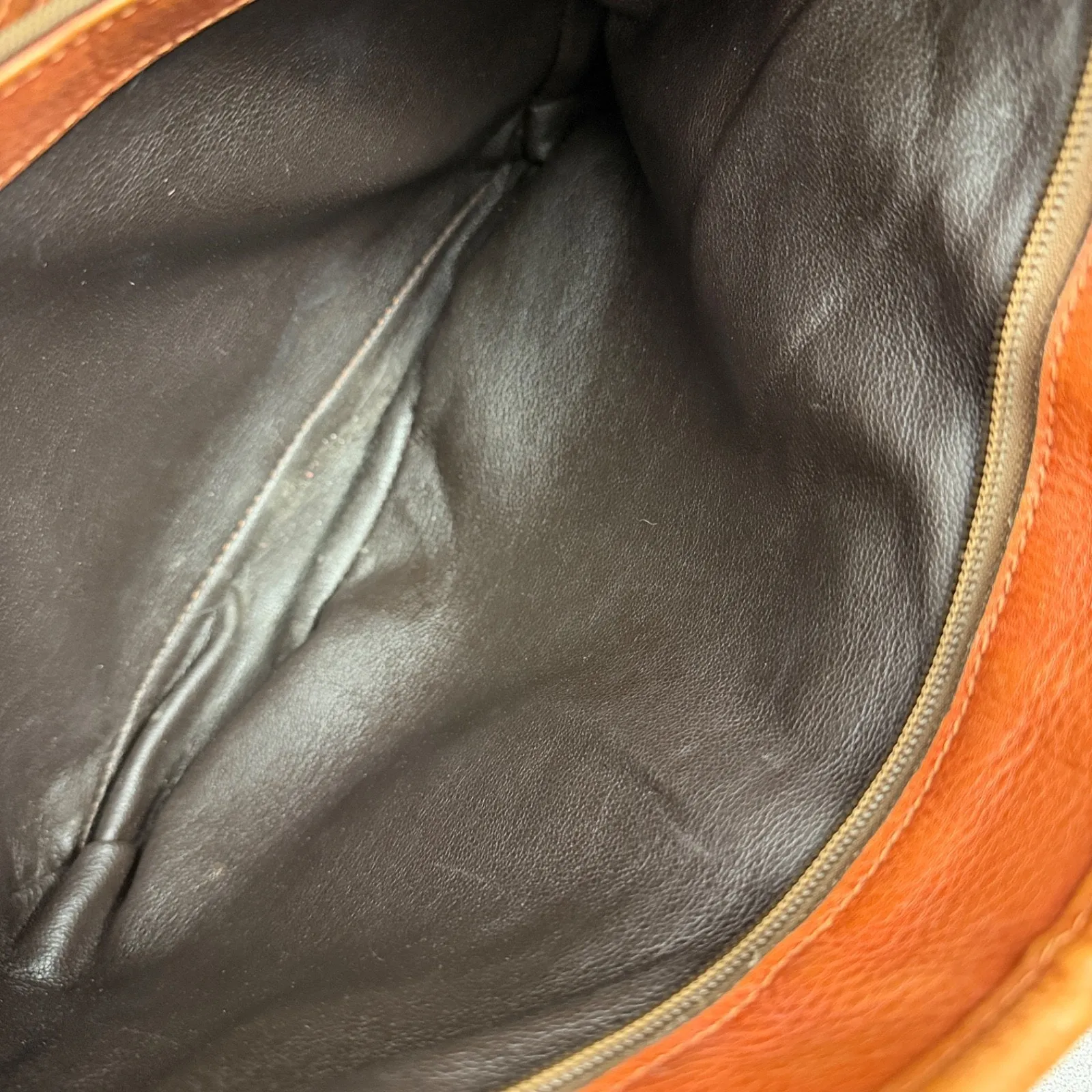 Vtg Yun Art Turkish Killim Purse Crossbody Shoulder Bag Carpet Wool Leather Zip Brown - Image 7