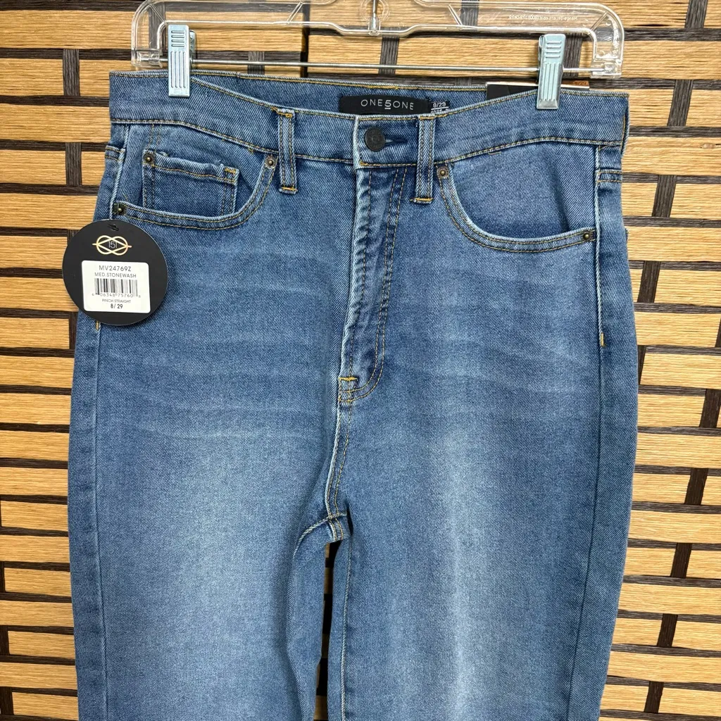 One‎ 5 One Straight Leg Jeans Size 8/29 - Image 3