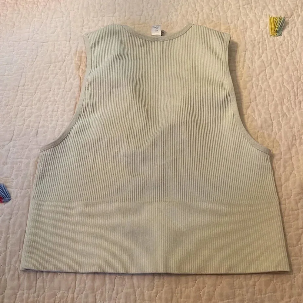 Urban outfitters out from under ribbed V-neck Tank top Large - Image 3