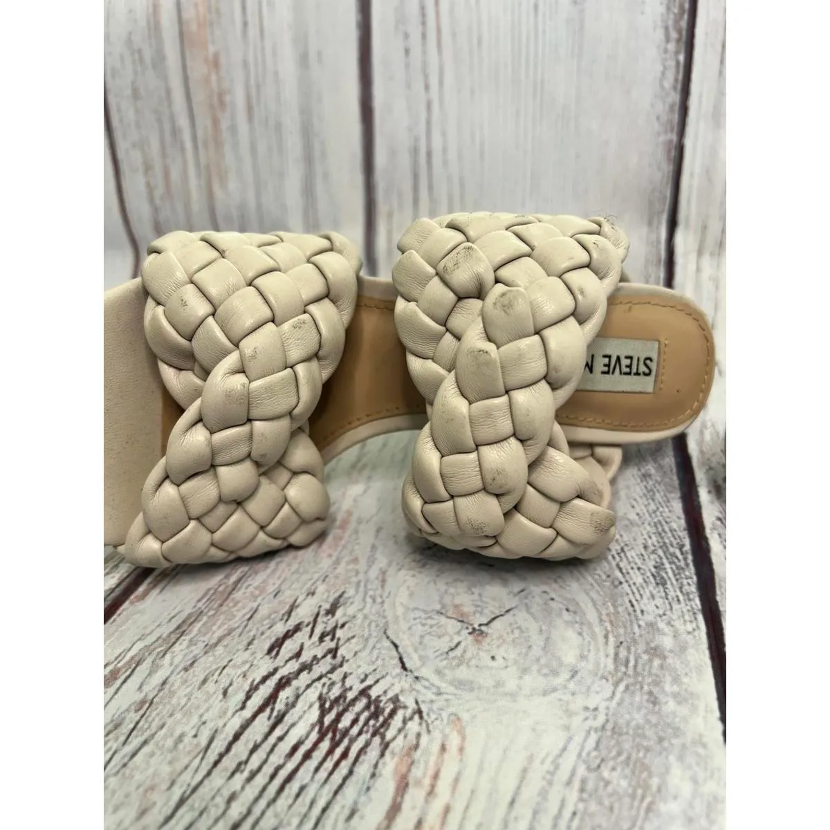 Steve Madden Woven Strappy Heels - Chic & Comfortable - Image 3