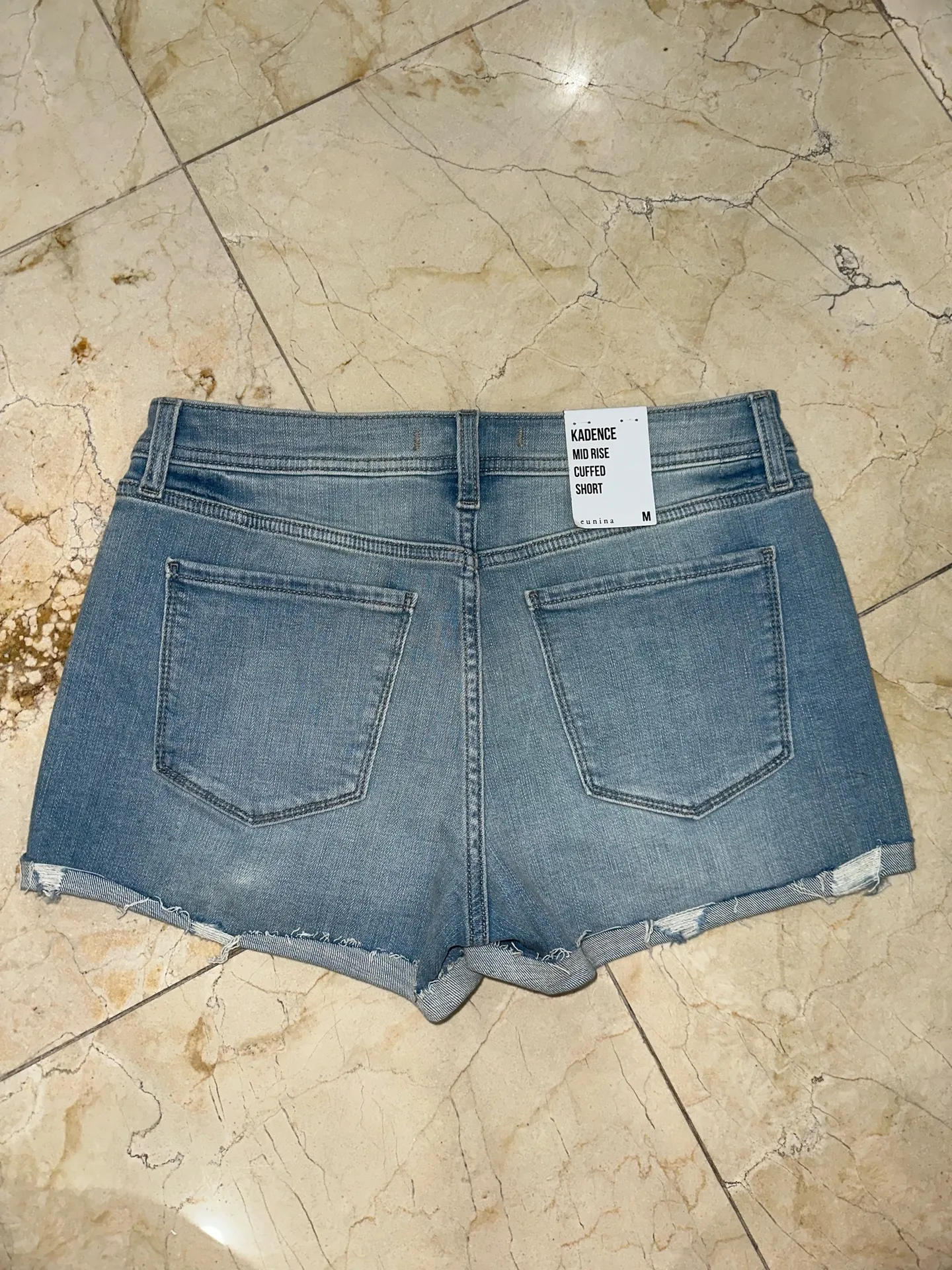 Eunina Midrise Cuffed Shorts - Image 2