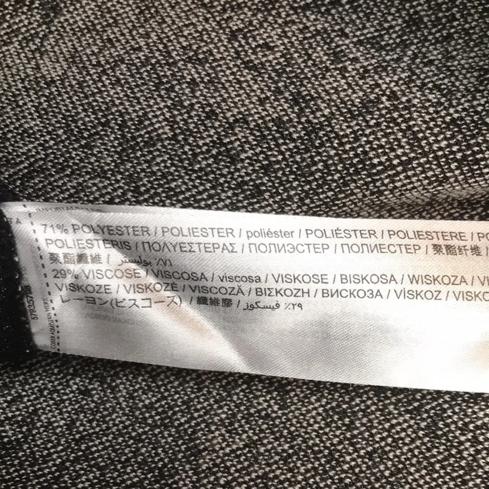 Mango MNG Women’s Knit Mock Neck Black White Long Sleeve Sheath Dress - Image 9