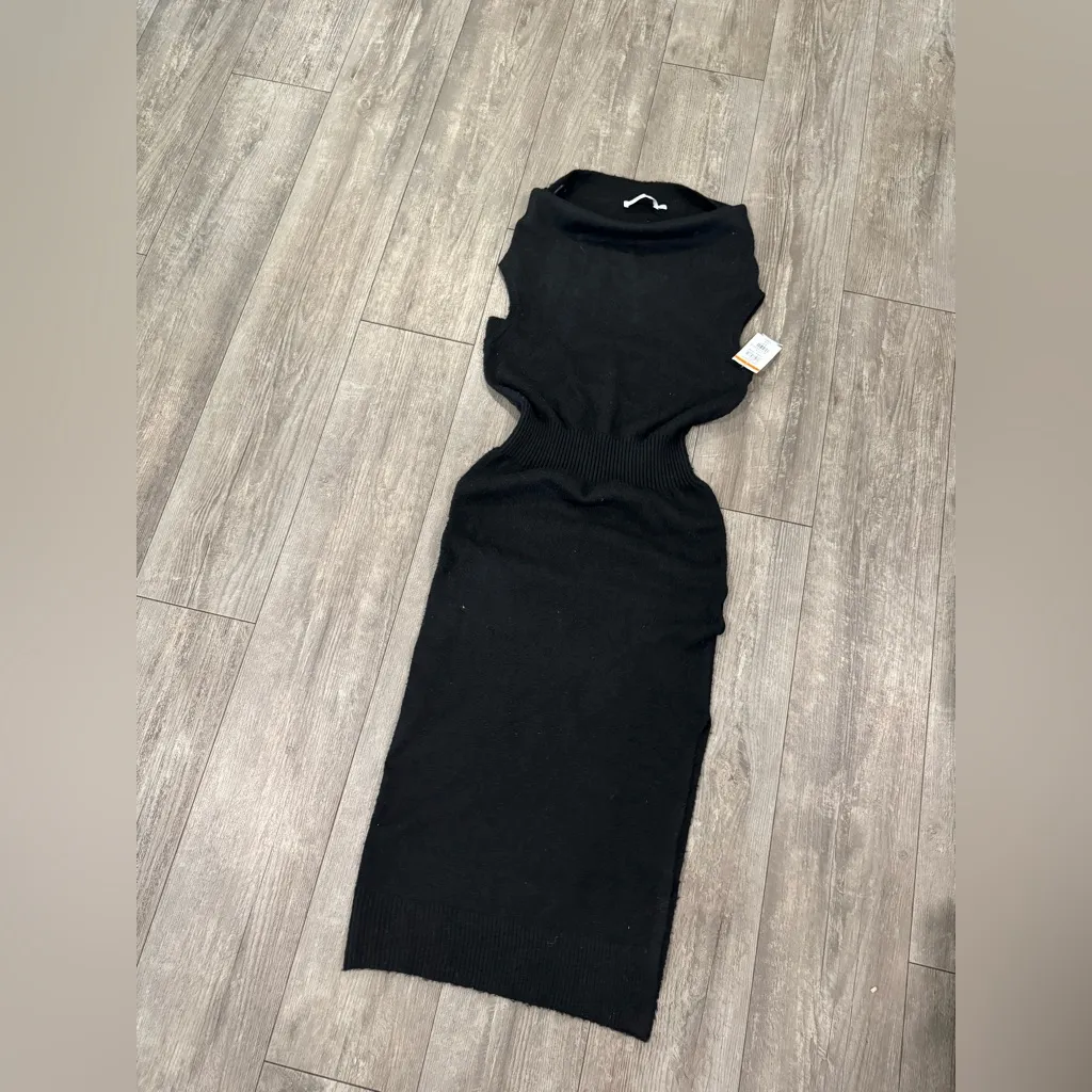 Astr Gray Turtleneck Maxi Dress - Image 4