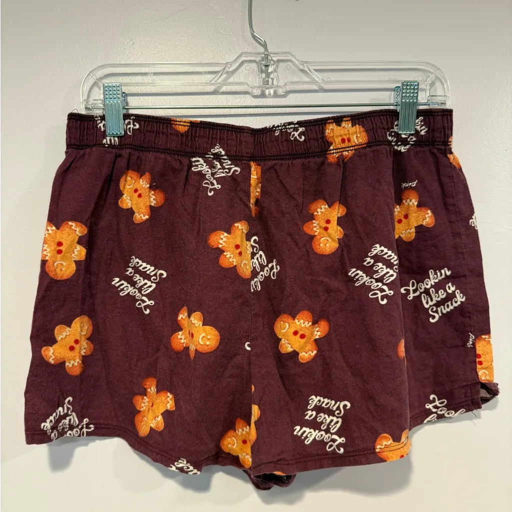 PINK Victoria’s Secret Gingerbread looking like a snack pajama shorts - Image 3