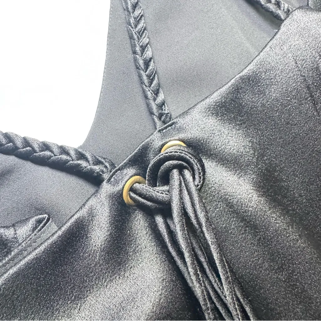 Derek Lam 10 Crosby Intermix V-Neck Sleeveless Crop Top - US 2 - Image 4