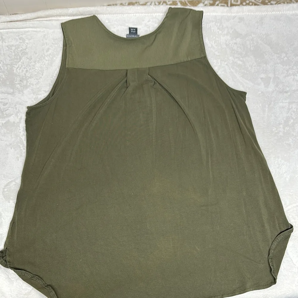 Covington Green Sleeveless Tunic Blouse - Image 6