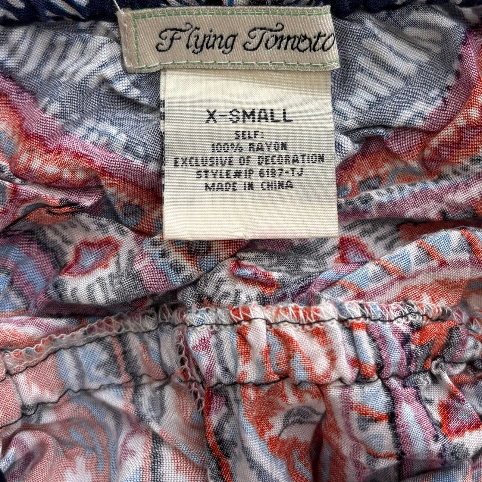 Flying Tomato Boho Print Multi-Colored Halter Top Jumpsuit Size XS - Image 16