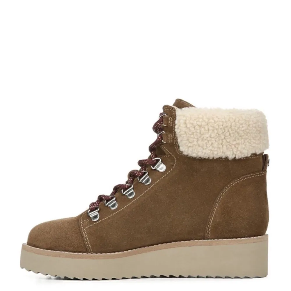 Sam Edelman Franc Lace-up Round-toe Hiker Ankle Boot TOFEE - Image 7