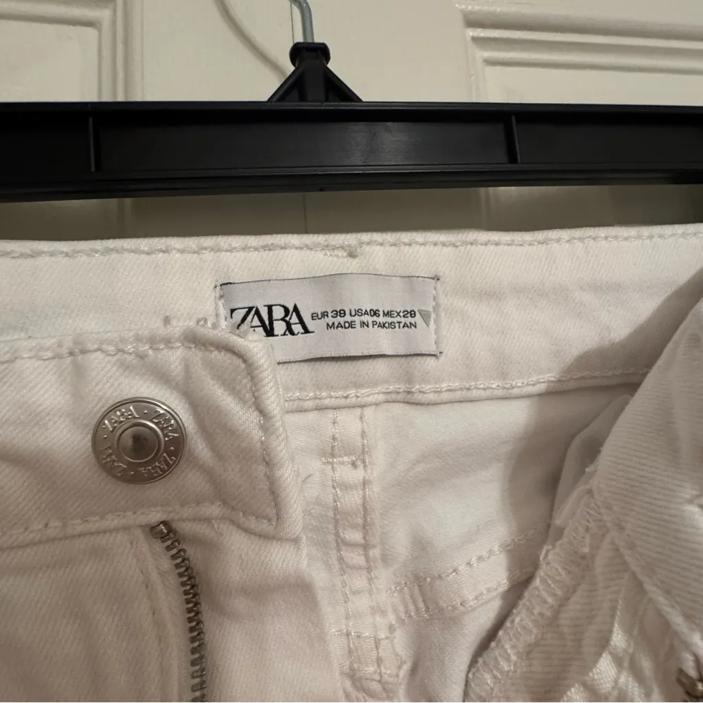 White Zara Jeans - Image 3