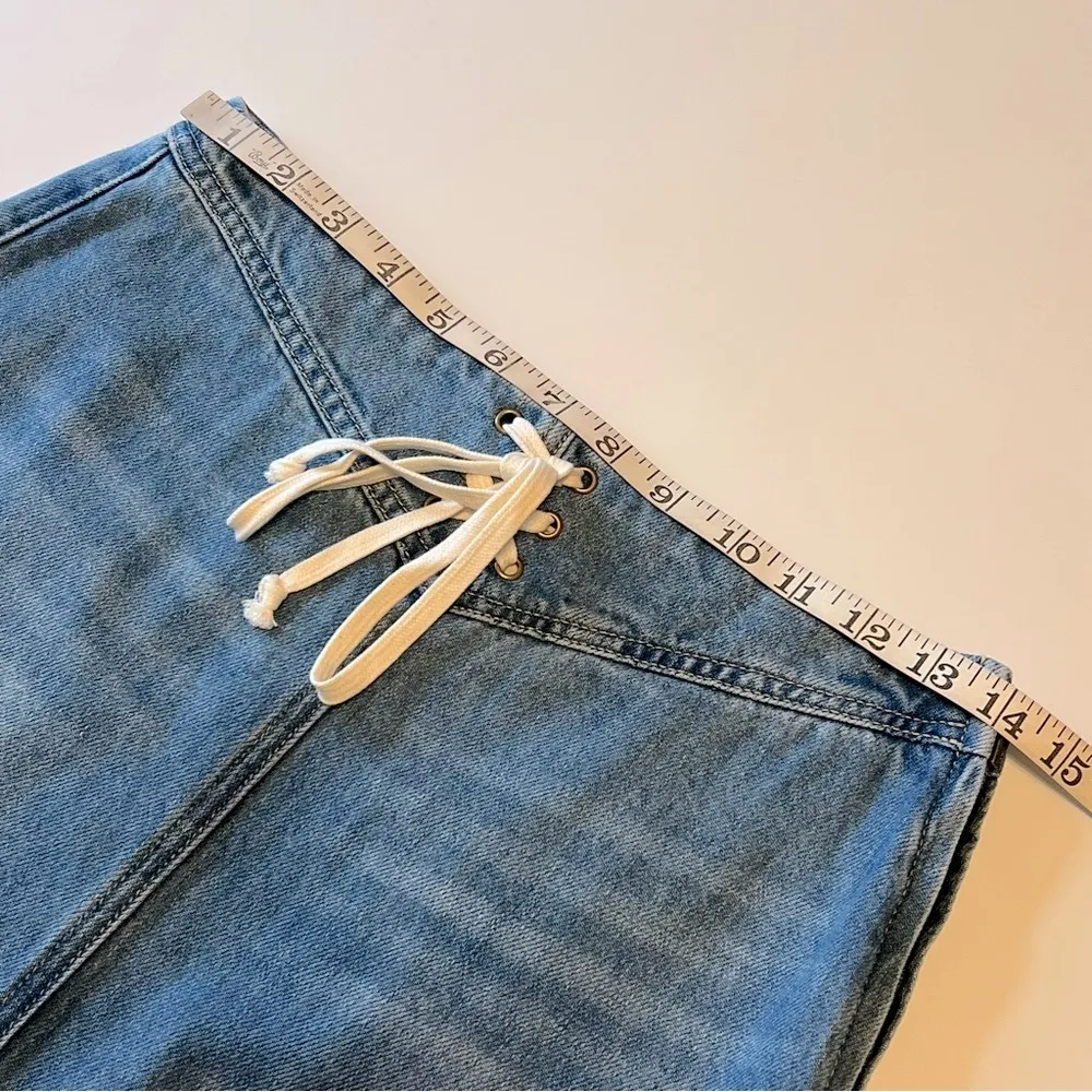 Maison Marguerite denim maxi skirt, medium wash, size M Blue - Image 3