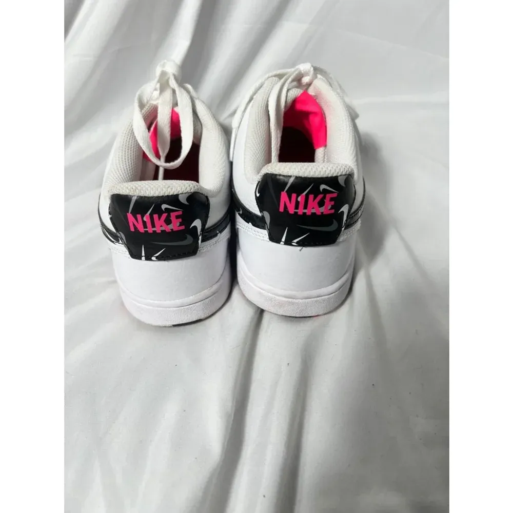Nike Court Vision Low Multi‎ Swoosh White and Pink Sneakers Size 10 - Image 2