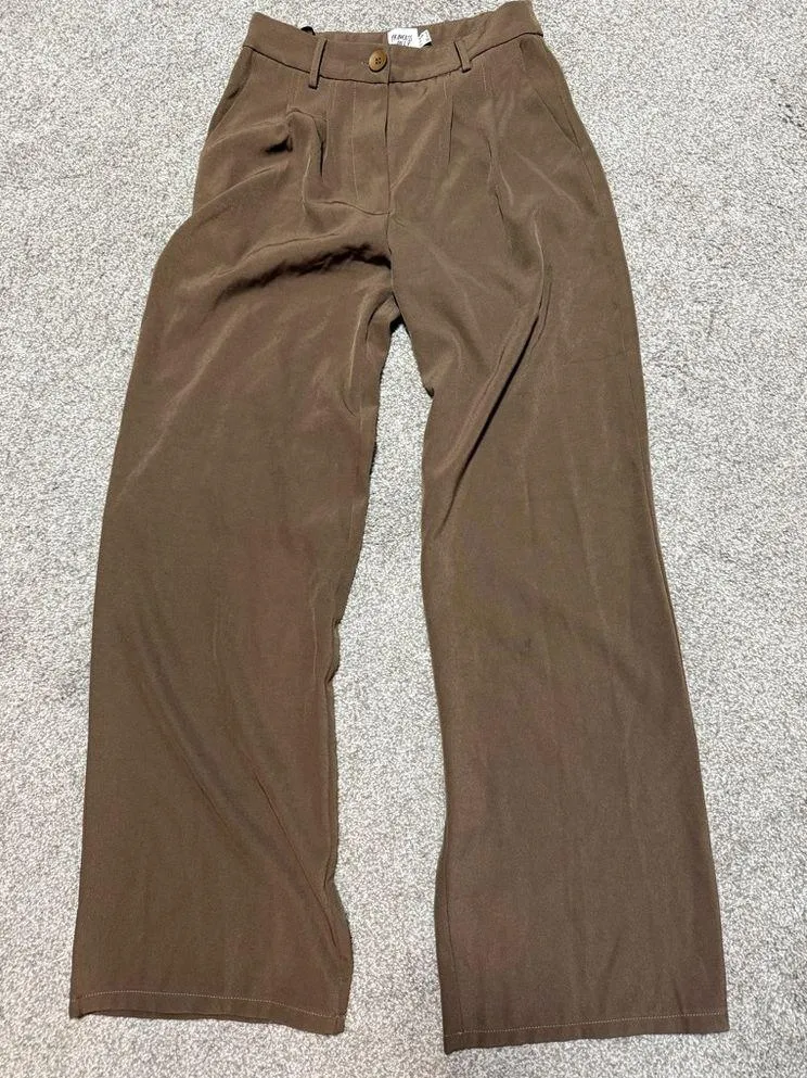 Princess Polly Archer Pants, Brown, Size 8 - Image 6