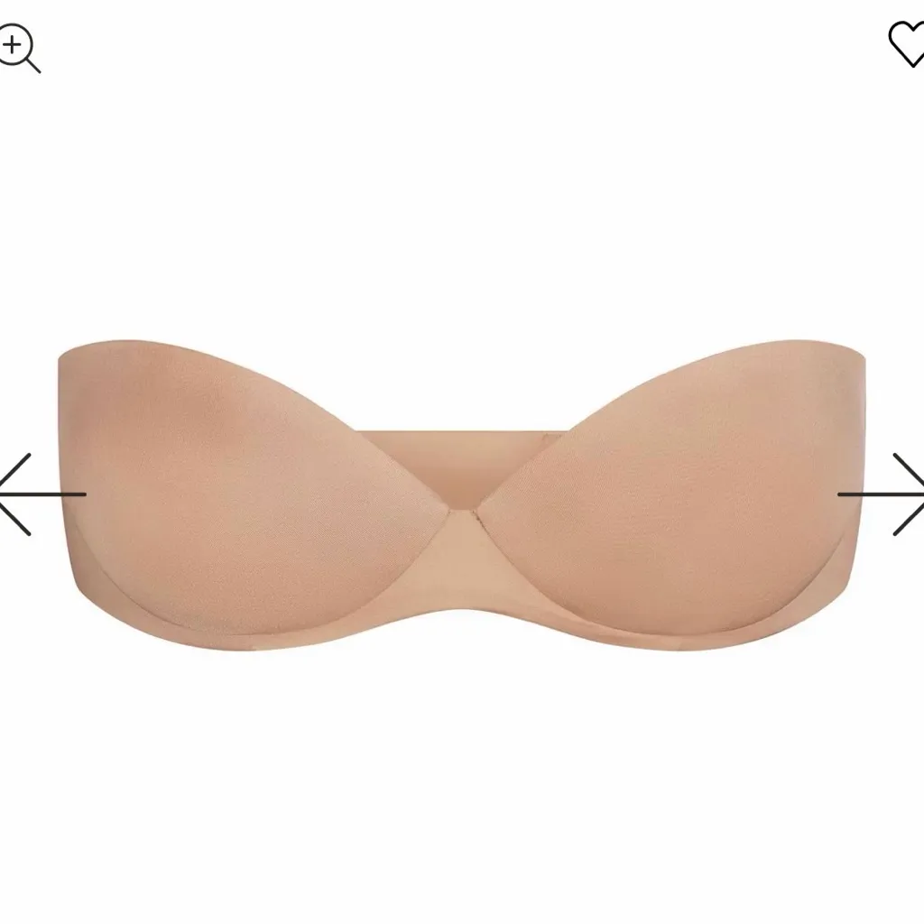 Skims ultimate strapless push up bra- clay. 34c nwt - Image 4