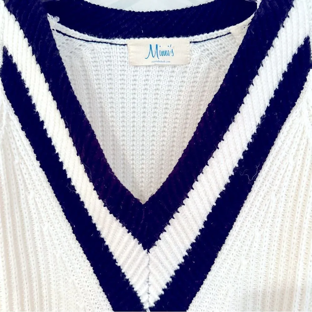Mimi's Classic Coastal Cable‎ Knit V - Image 2