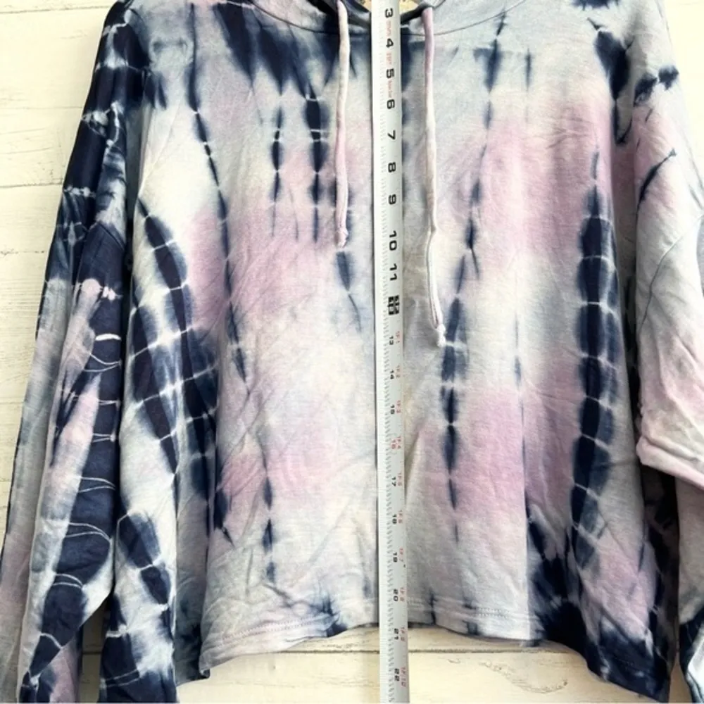 Vintage Havana Tie Dye Cropped Hoodie Size Small NWT - Image 7