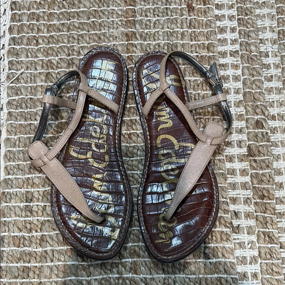 Sam Edelman gigi tan leather Sandals - Image 2