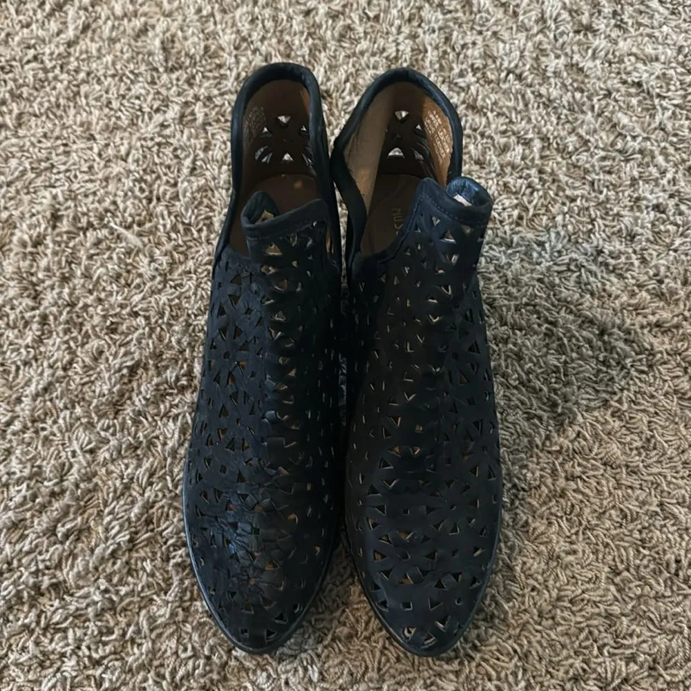Musse & Cloud Athena Perforated Ankle Booties black, 9 - Image 2