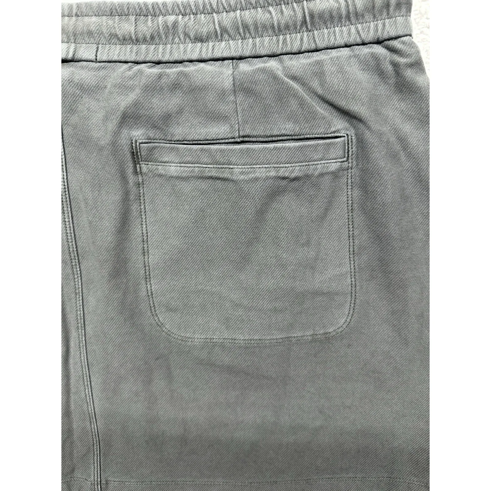 Athleta Farallon Skirt Womens 16 UPF Organic Cotton Athleisure Zip‎ Pockets Gray - Image 7