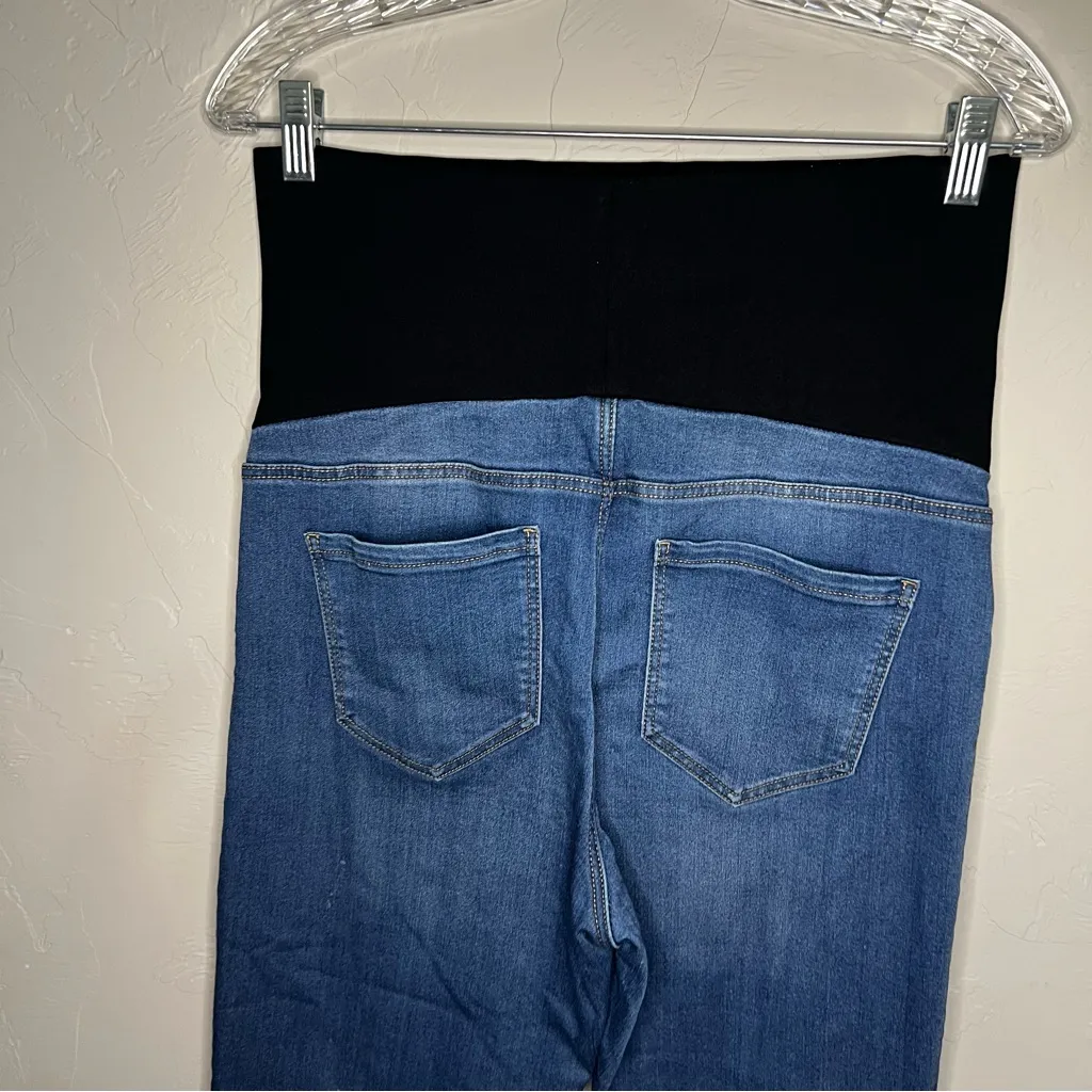 Liverpool Maternity The Capri Lightwash Full Panel Pull On Denim Jeans - Image 10