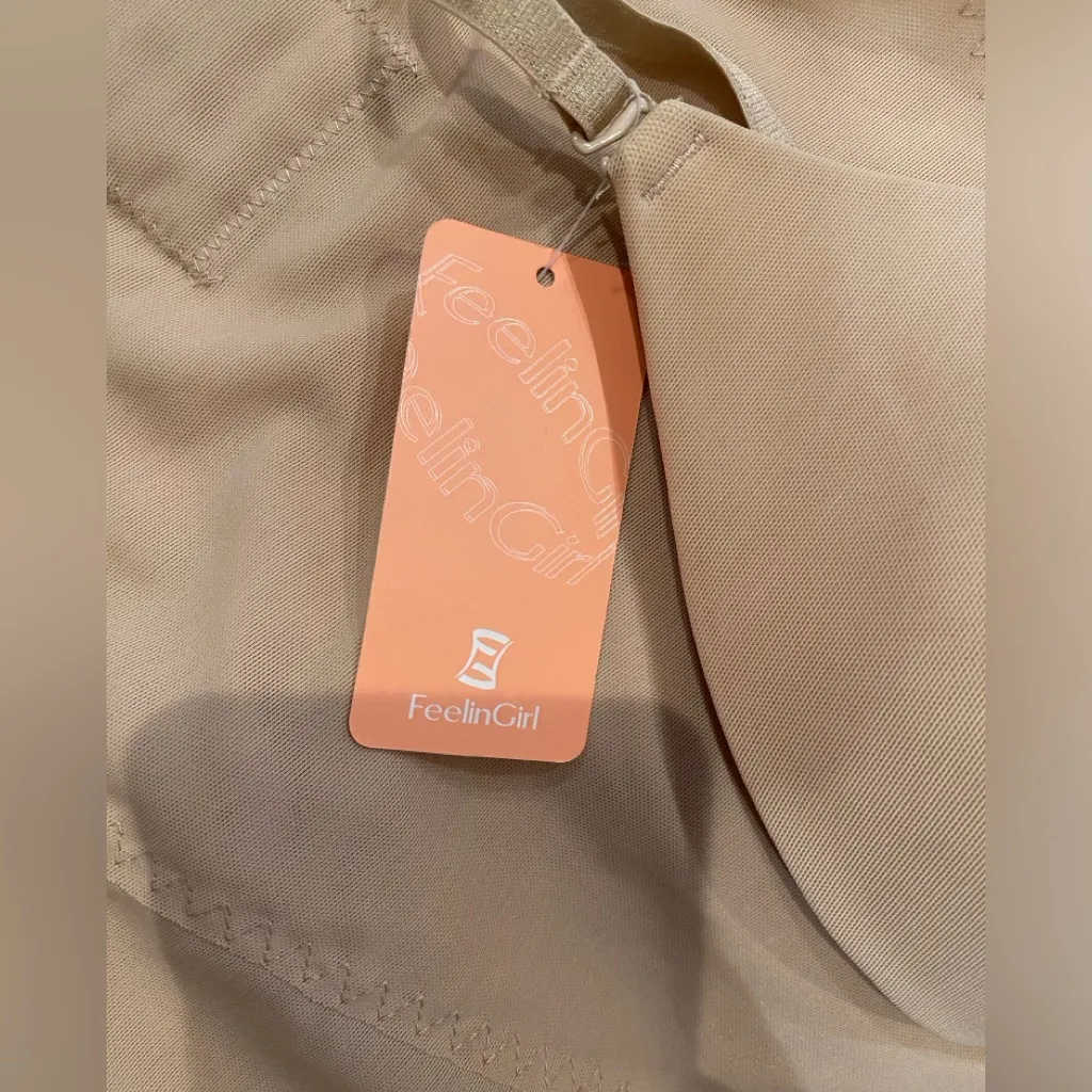 FeelinGirl Thong Shapewear Bodysuit size S NWT Tan - Image 5
