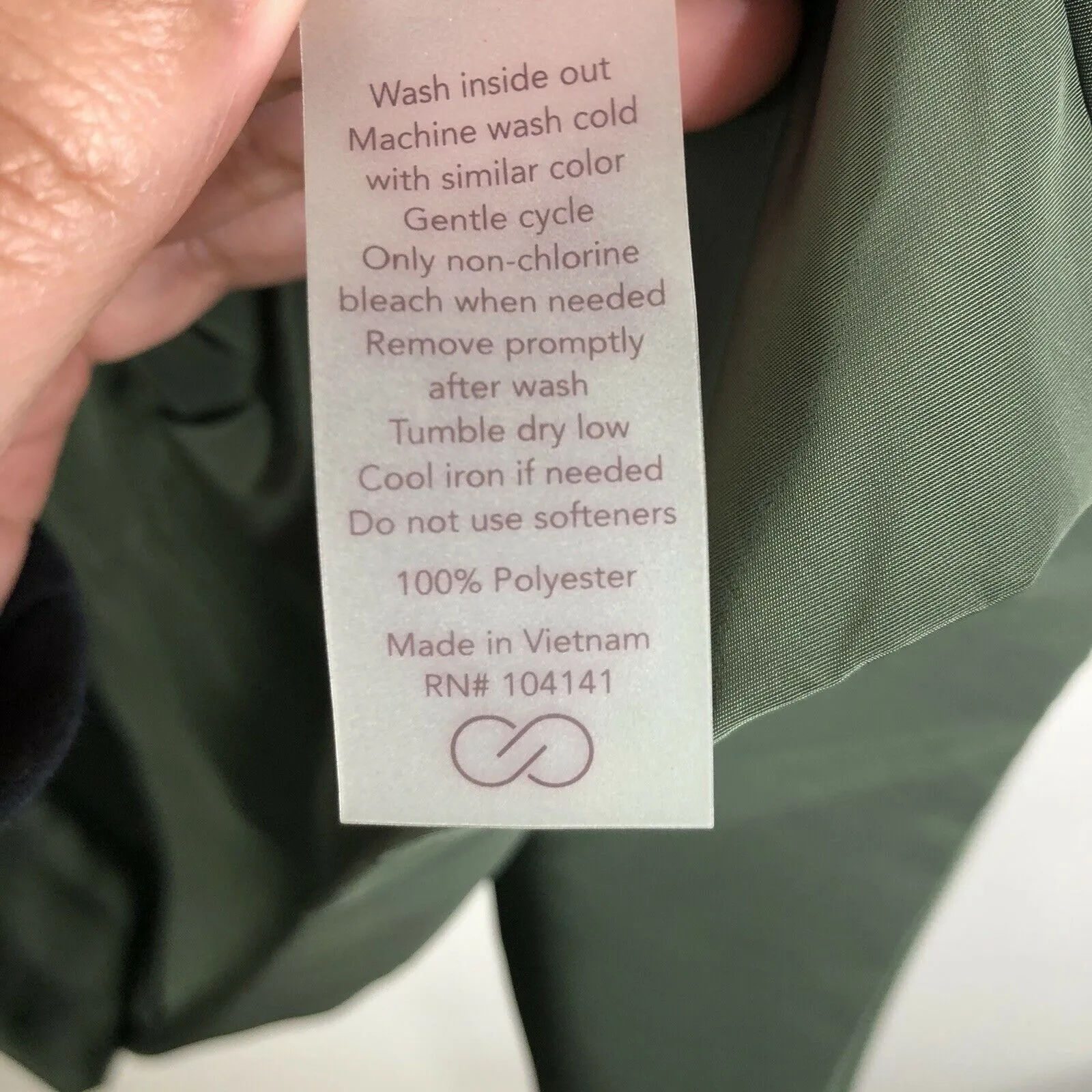 NEW CALIA by Carrie Underwood Anywhere Woven Ruched Jacket Olive Thyme Size XS Green - Image 8