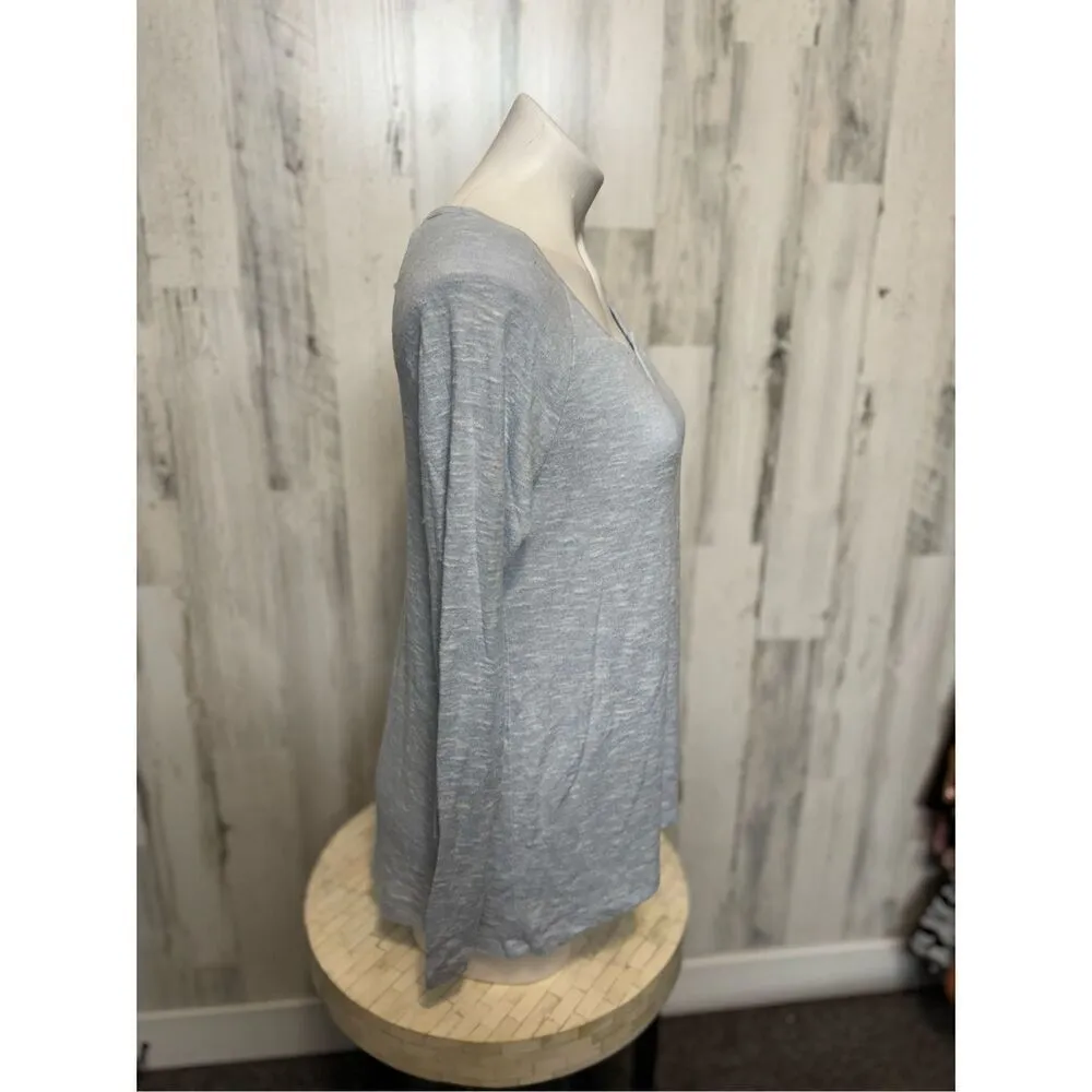 SO cozy knit blue sweater - Image 5