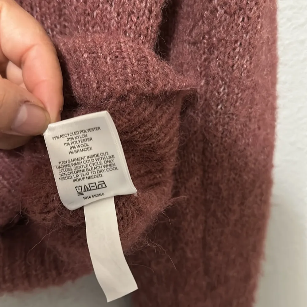 New without tags Fuzzy Knit Crew Neck Sweater by express size XS - Image 5