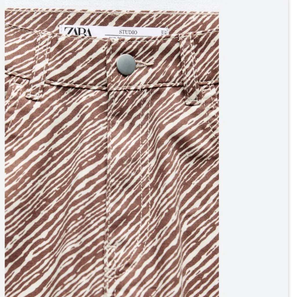 NWOT ZARA LIMITED EDITION ANIMAL PRINTED BLOGGERS FAVE PANTS Wide Leg Baggy - Image 5