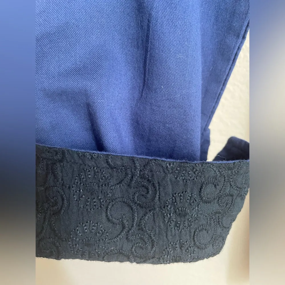 Anthropologie Adventura Blue Cotton Dress - Image 5