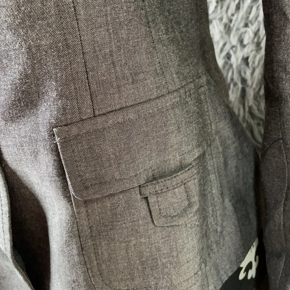 TAHARI Arthur S. Levine Gray Blazer Jacket Size 2P - Image 4