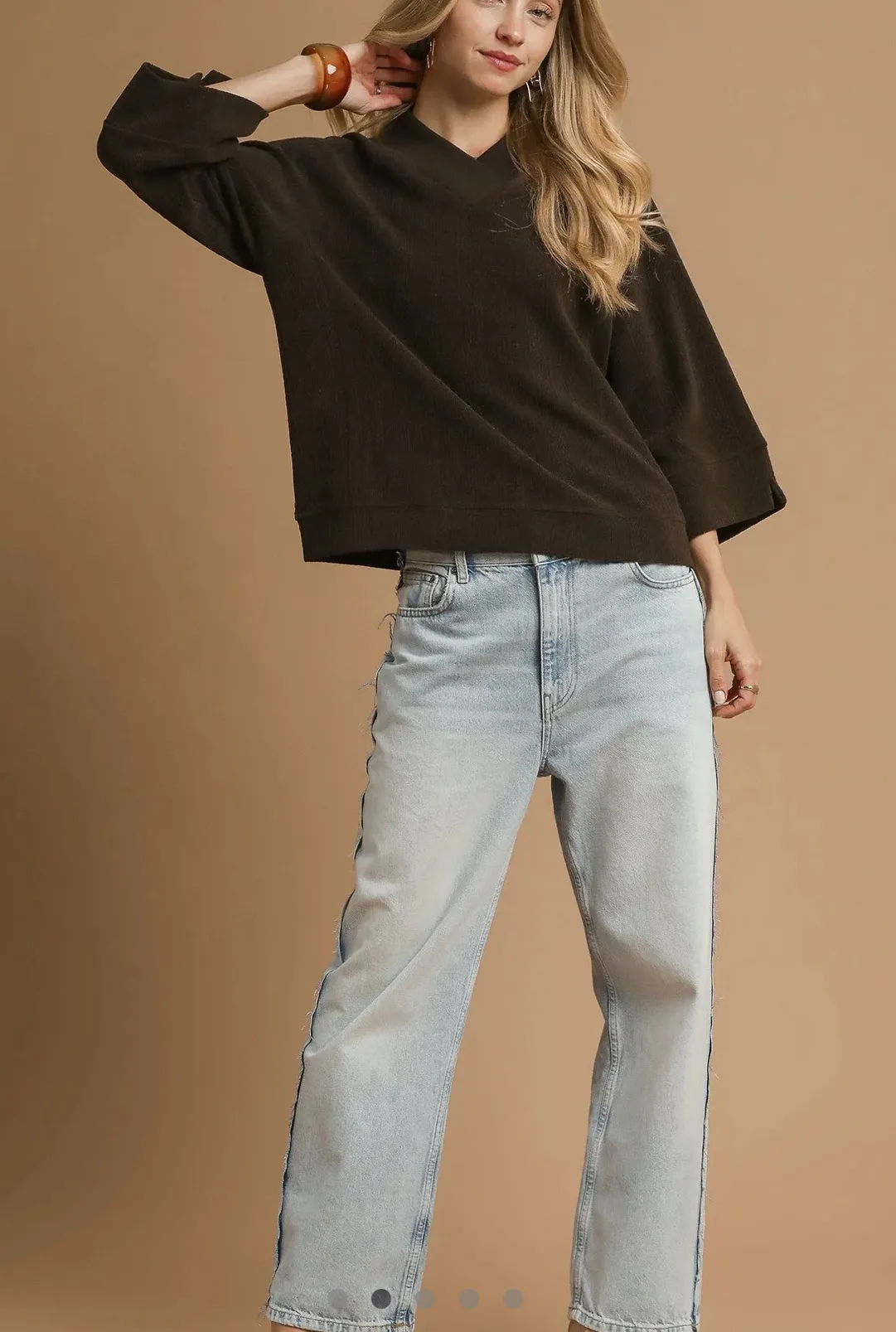 GRACE LILLY Clara Textured V - Image 2