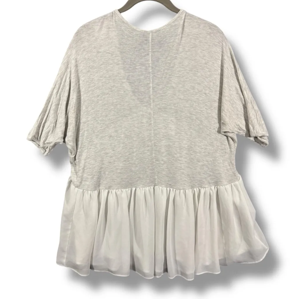 Sunday in Brooklyn Chiffon and Knit Top - Image 9