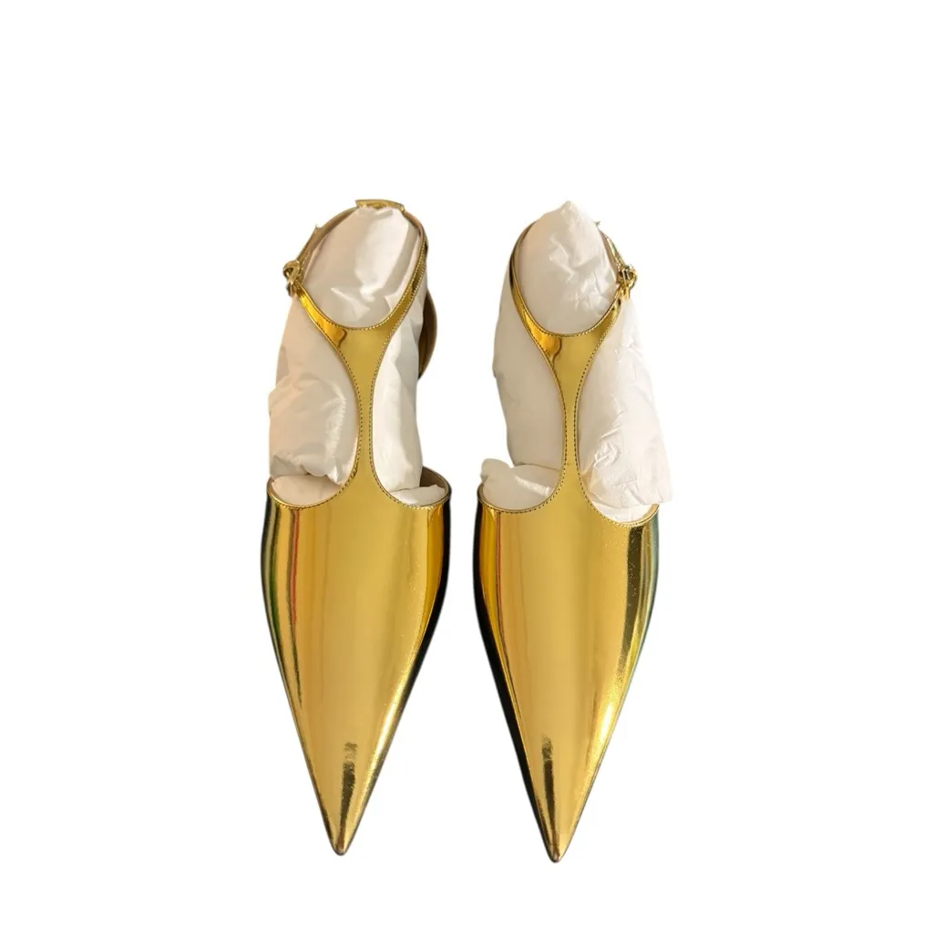 NWT & Box Bottega Veneta Patent Leather Rocket T-Bar Ballerina Flats EU 39/US 9 - Image 14