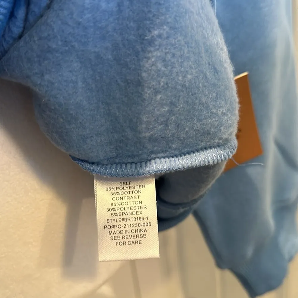 Bailey Rose Medium Embroidered “Malibu Athletics” Blue Crewneck Pullover - Image 12