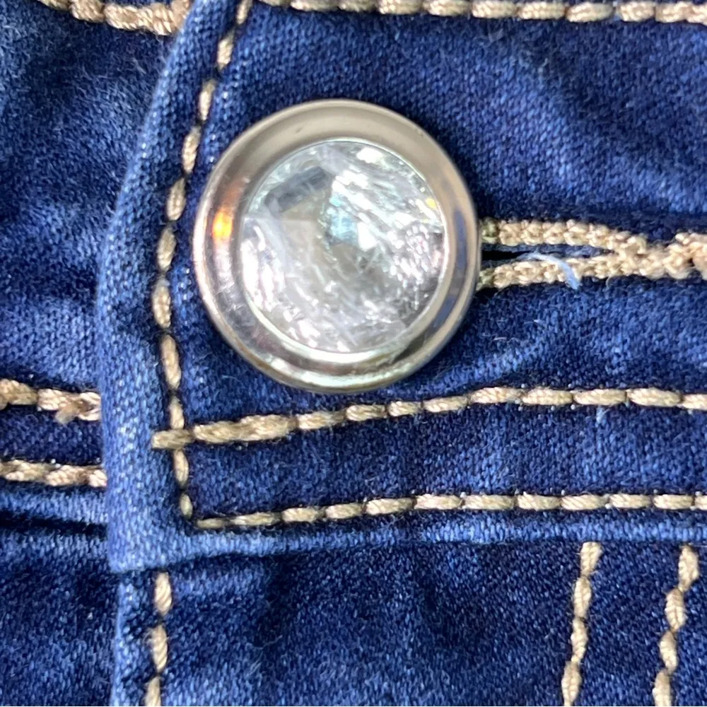 Cato Denim Size 22W Stretch Blue Denim Jeans w/Embellishments & Embroide… - Image 7