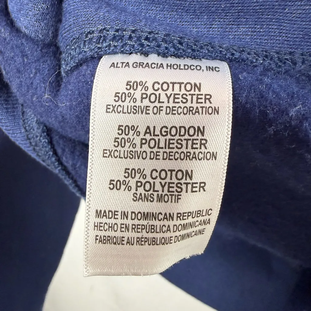 Georgetown Crewneck Pullover Sweatshirt in Blue Size Small - Image 4