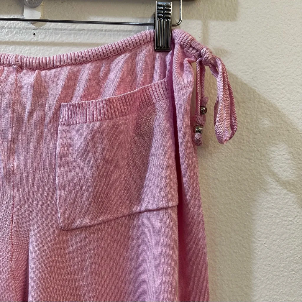 Frankie's Bikinis Breeze Low Rise Knit Pants Size Large Pink NWT - Image 11