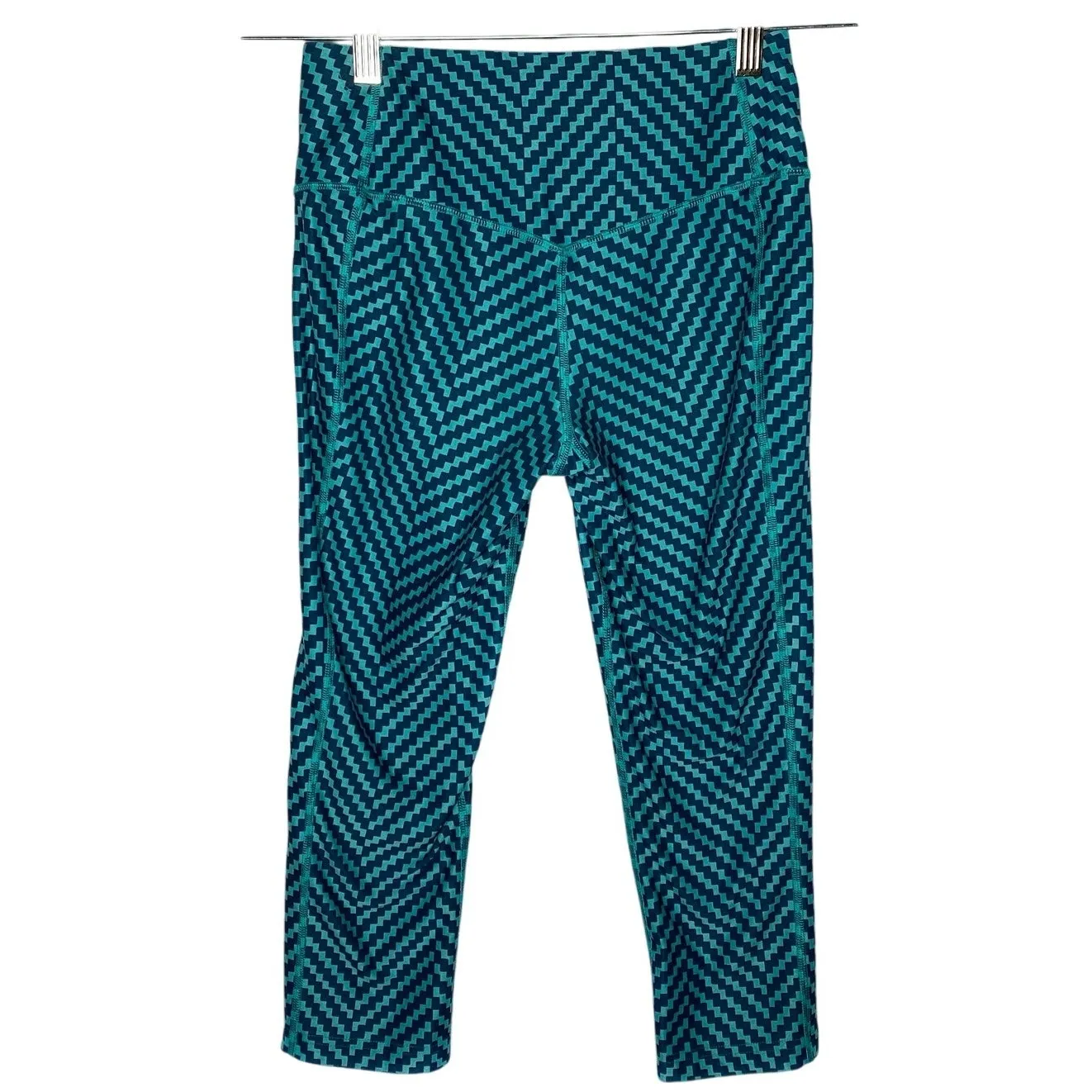 Nike Chevron Capri Leggings Size XS Legend 2.0 Training Dri-Fit Athletic Zig Zag - Image 11