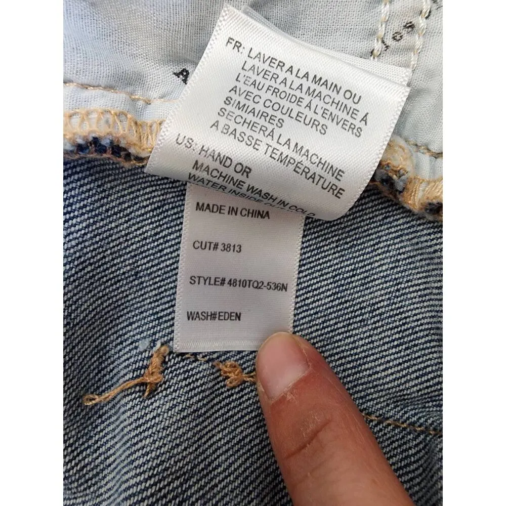 Articles of Society High-Rise Straight Leg Crop Jeans Women’s Size 31 - Image 12