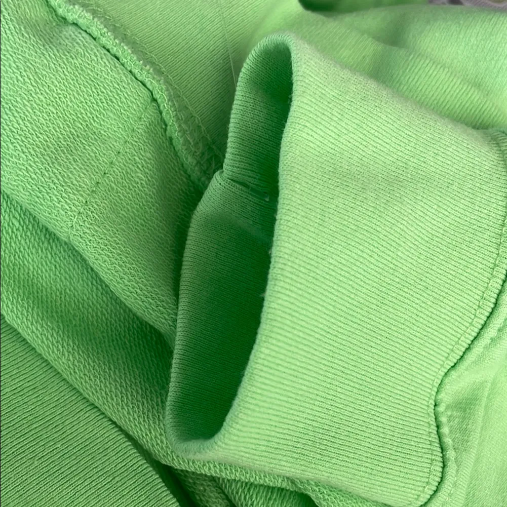 STAR WARS WOMEN’S GREEN BABY YODA FROGU FRENCH TERRY HOODIE SWEATSHIRT SIZE LG - Image 6