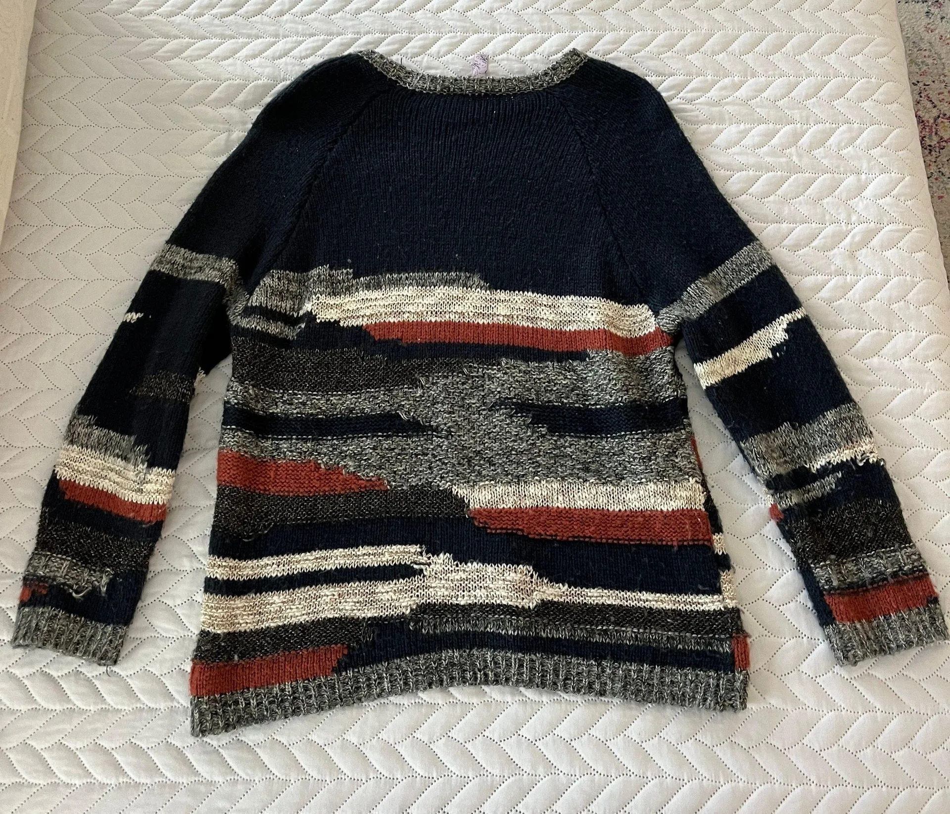 Blue and Orange Sweater Size M - Image 2