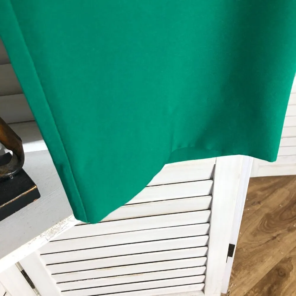 Revolve Chrissy Teigen Pants High Waist Wide Leg Green Capri - S - Image 6