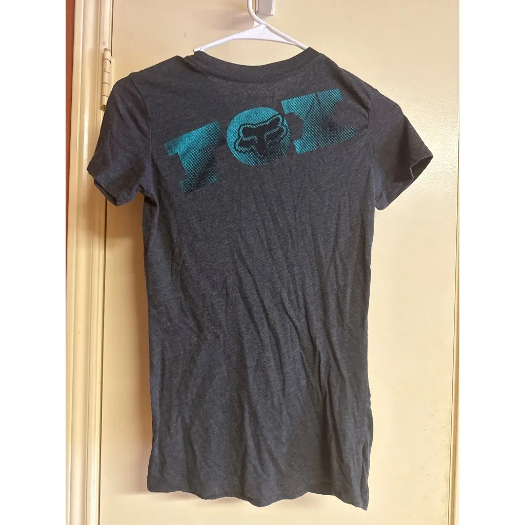 Fox Racing Juniors S Graphic Tee Dark Gray Short Sleeve - Image 4