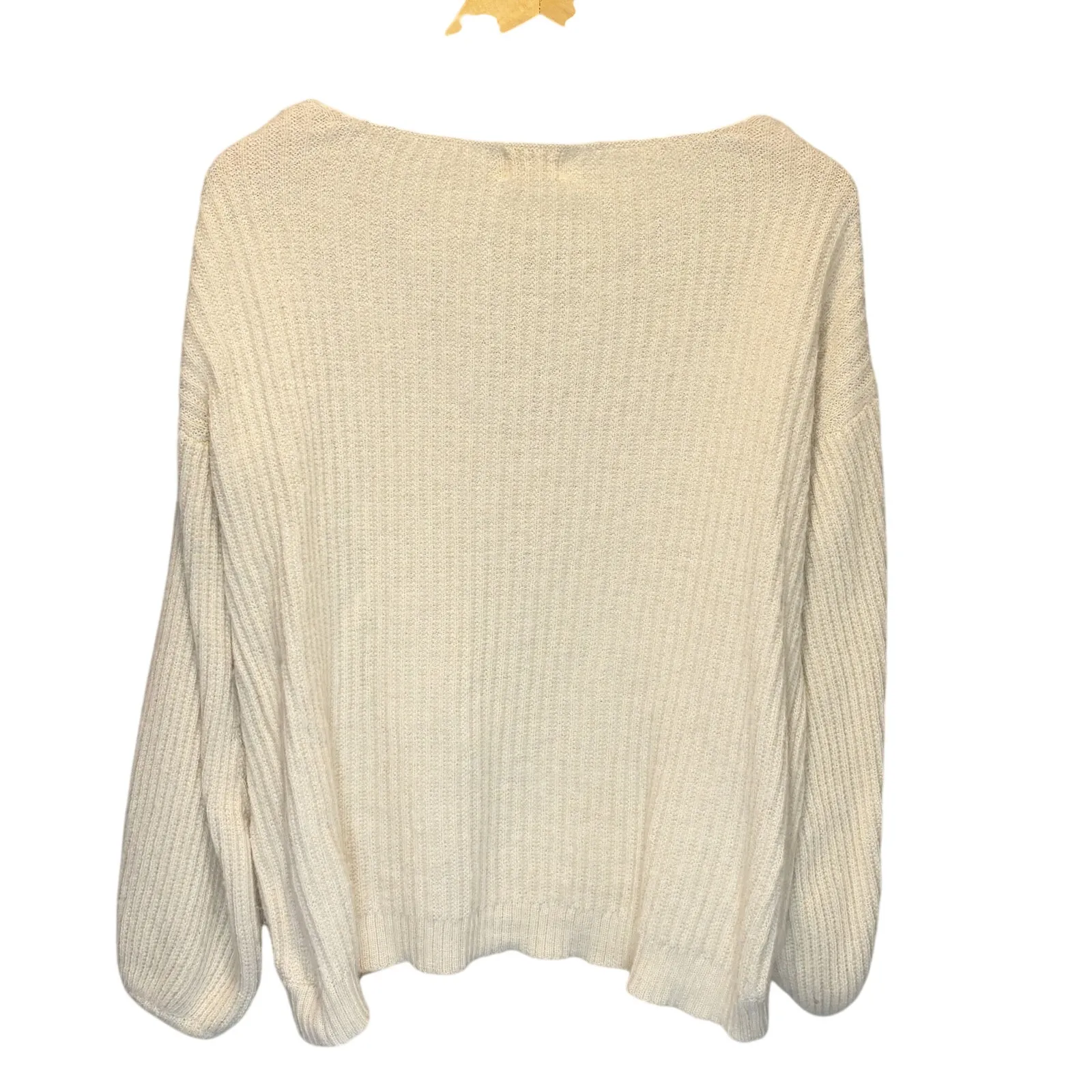 Nation LTD Cream Balloon Sleeve Baby Alpaca Sweater - size XS - Image 6