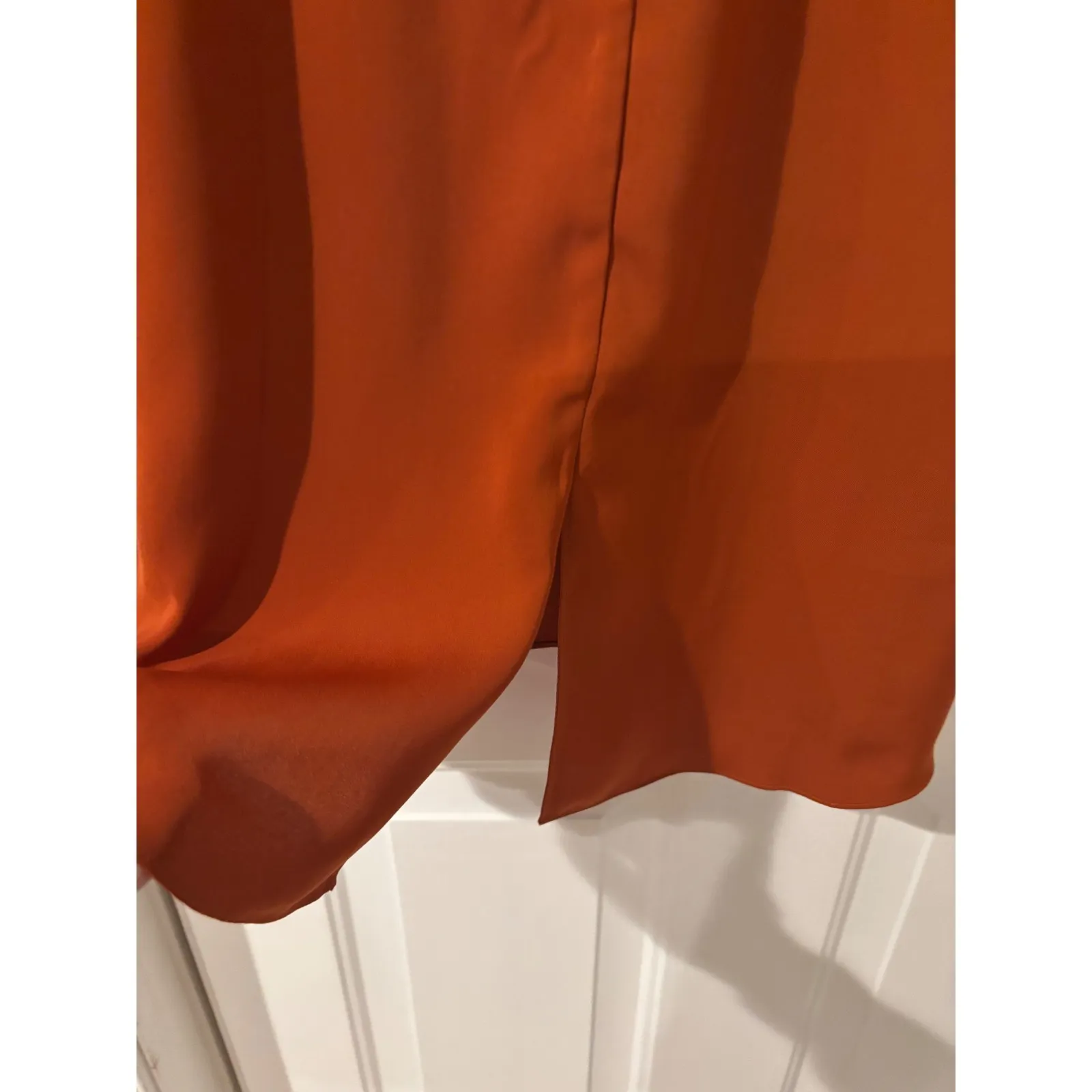 Market & Spruce Rust‎ Embroidered Long Sleeve Blouse Top Womens L - Image 5