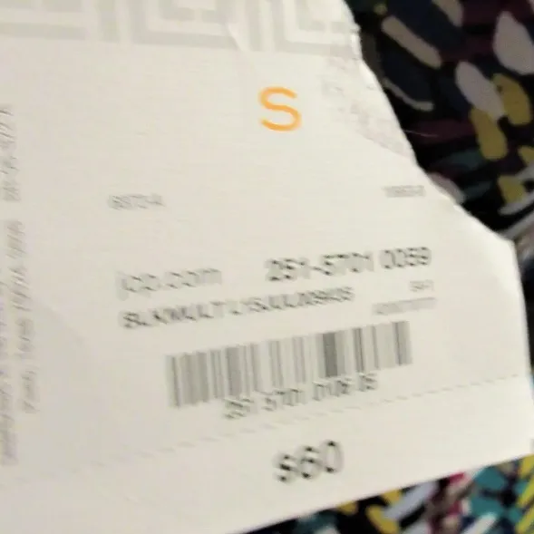 Liz Claiborne Size Small NWT Stretch Collared Button Up Colorful Printed Dress - Image 8